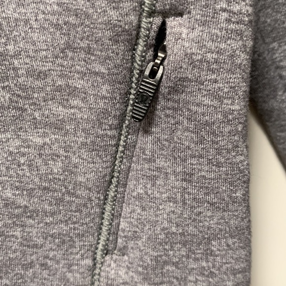 Lululemon Hill and Valley Mock Neck Long Sleeve Sweatshirt in Grey Size 6 - Picture 7 of 10